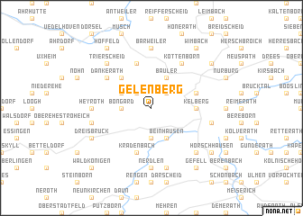 map of Gelenberg