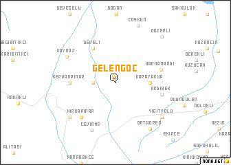 map of Gelengöç