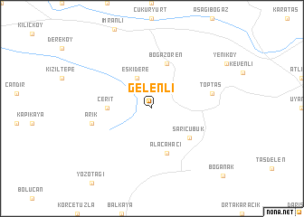 map of Gelenli