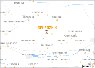 map of Gelenzhik