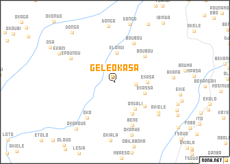 map of Gélé-Okasa