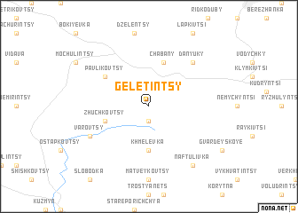 map of Geletintsy