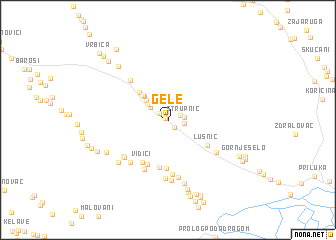 map of Gele