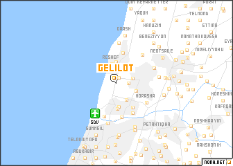 map of Gelilot