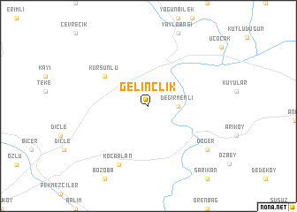 map of Gelinclik