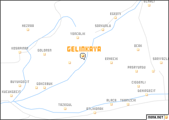 map of Gelinkaya