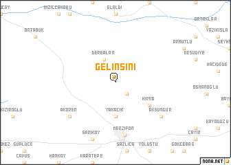 map of Gelinsini