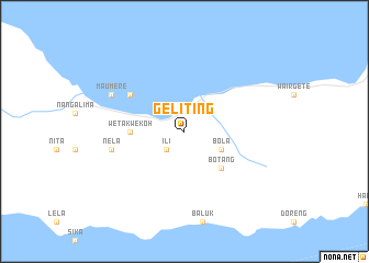 map of Geliting