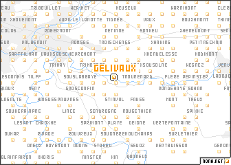 map of Gelivaux