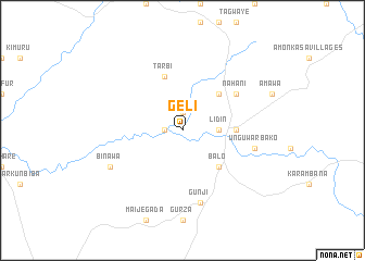 map of Geli