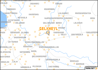 map of Gel Kheyl