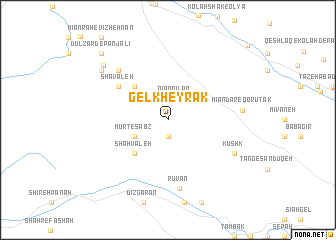 map of Gel Kheyrak