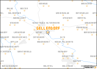 map of Gellendorf