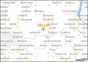 map of Gellen