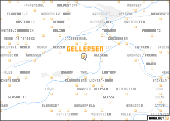 map of Gellersen