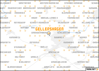 map of Gellershagen