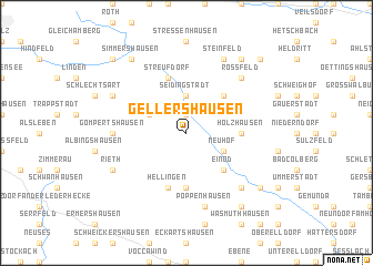 map of Gellershausen