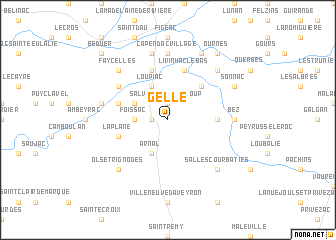 map of Gelle