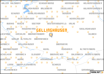 map of Gellinghausen