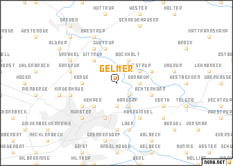 map of Gelmer