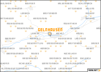 map of Gelnhausen