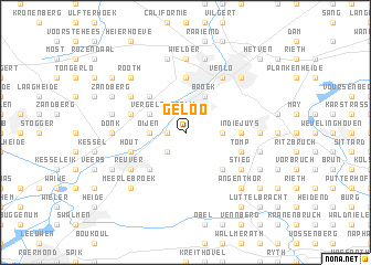 map of Geloo