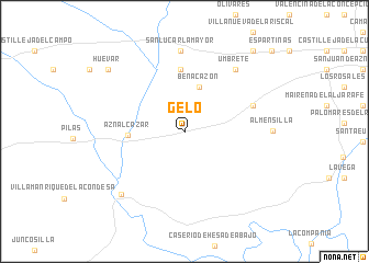 map of Gelo