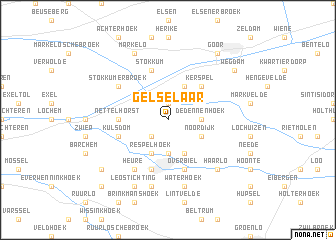 map of Gelselaar