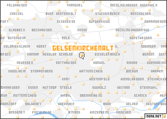 map of Gelsenkirchen-Alt