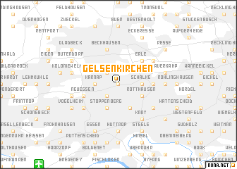 map of Gelsenkirchen