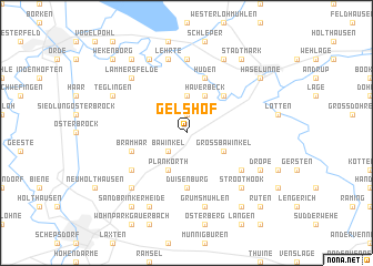 map of Gelshof