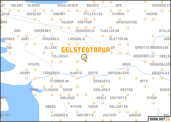 map of Gelsted Tårup