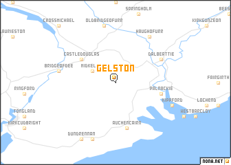 map of Gelston