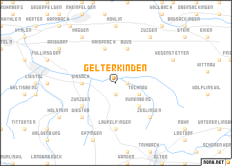 map of Gelterkinden