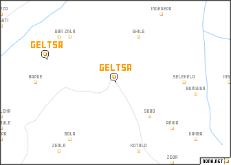 map of Geltsʼa