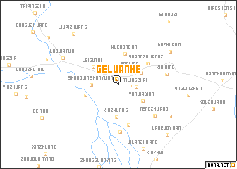 map of Geluanhe