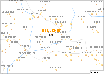 map of Gelūchār