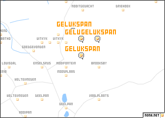 map of Gelukspan