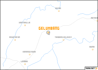 map of Gelumbang