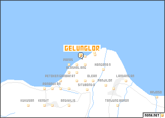 map of Gelung-lor