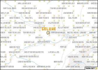 map of Geluwe