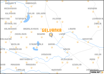 map of Gelvanka
