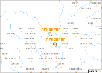 map of Gemaheng