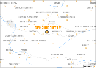 map of Gemaingoutte