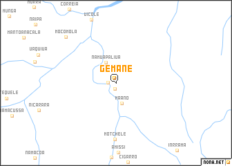 map of Gemane