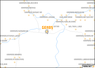 map of Gemas