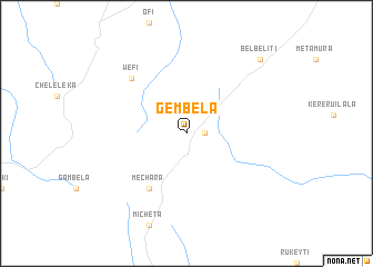 map of Gembēla