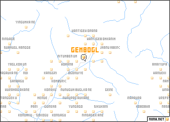 map of Gembogl