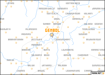 map of Gembol