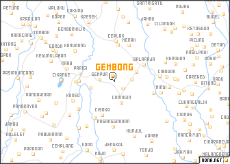 map of Gembong